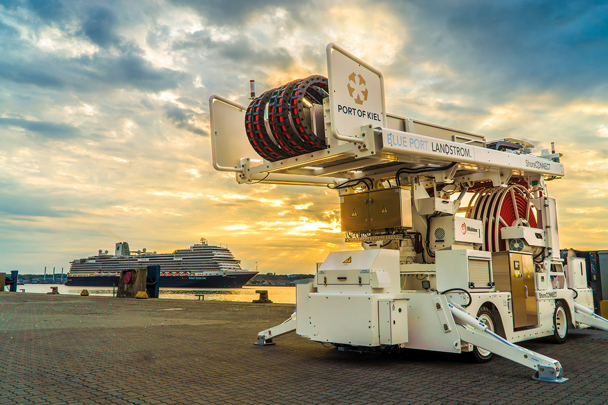 Port of Kiel completes expansion of shore power facilities