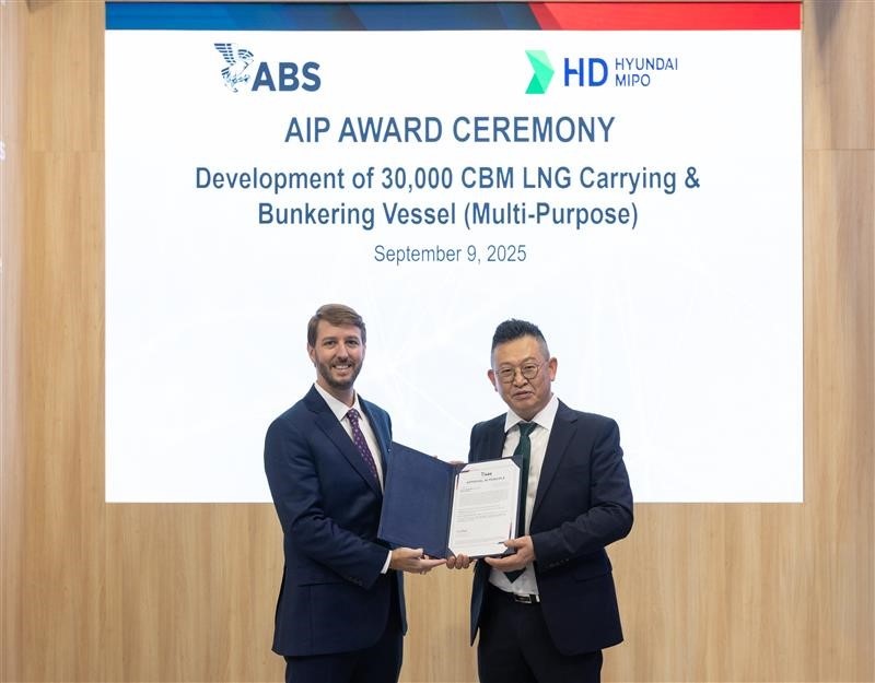 ABS issues AiP for HD Hyundai Mipo LNG carrier and bunker vessel design