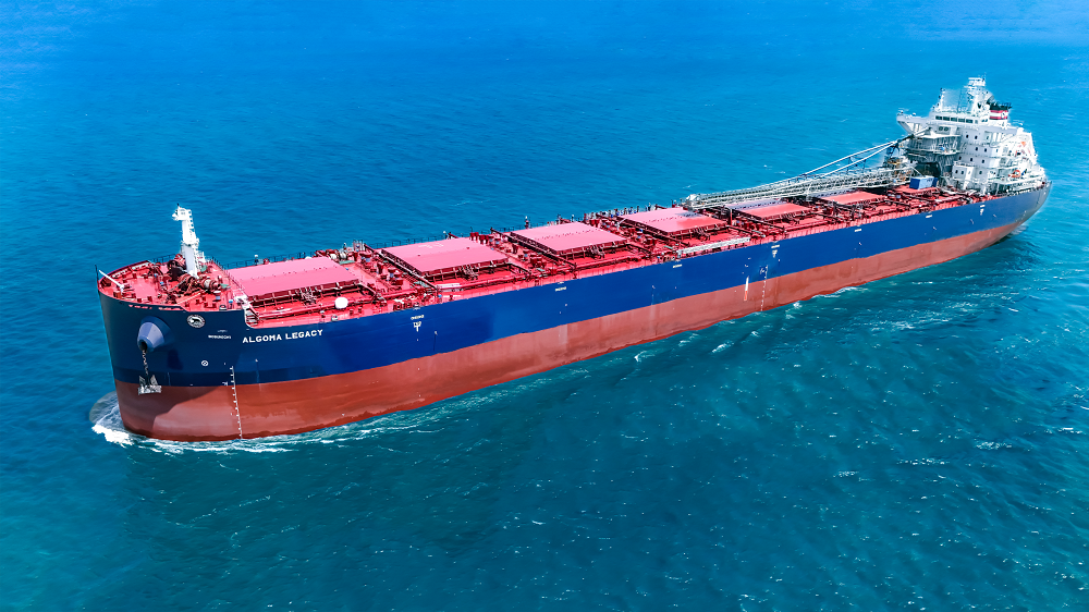 Algoma Central Corporation takes delivery of methanol-ready Kamsarmax