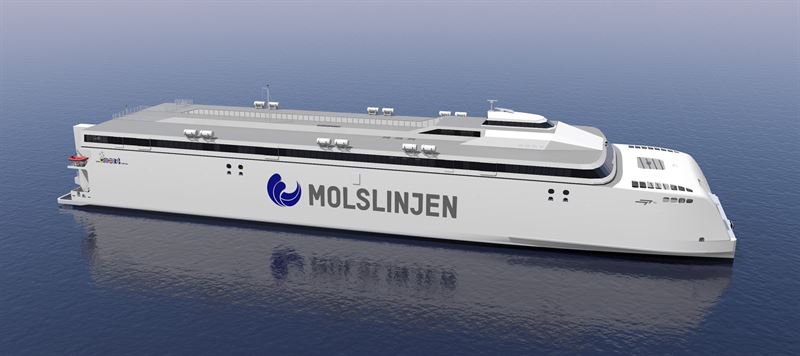 Wärtsilä providing propulsion systems for Molslinjen battery-electric catamaran ferries