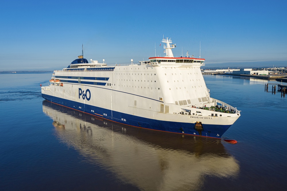 P&O Ferries’ Pride of Hull running on B30 biofuel