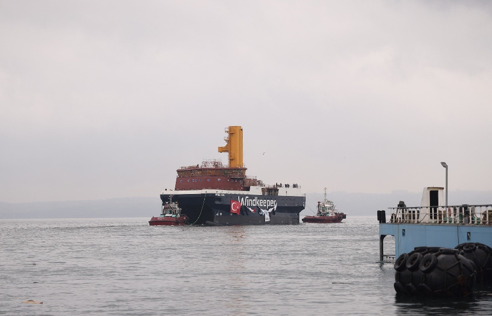 Diesel-electric wind farm support vessel launched at Cemre Shipyard