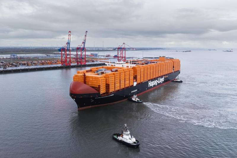 Hapag-Lloyd names final vessel in LNG-fuelled Hamburg Express series