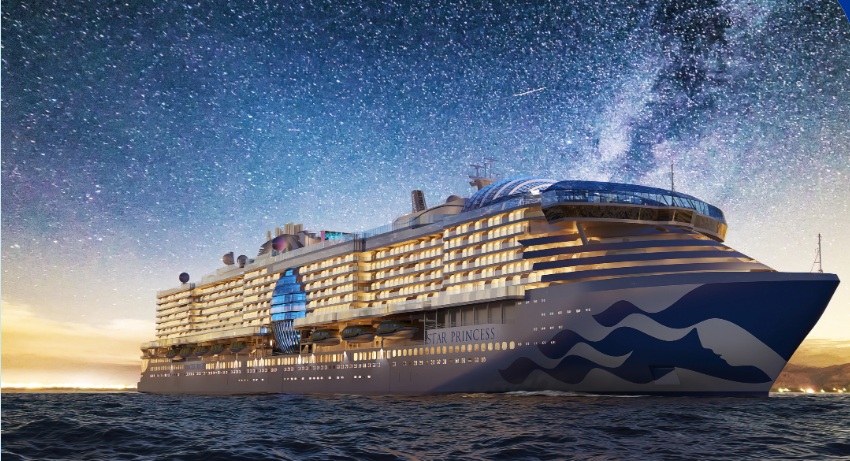 LNG-fuelled Star Princess sets sail on maiden voyage