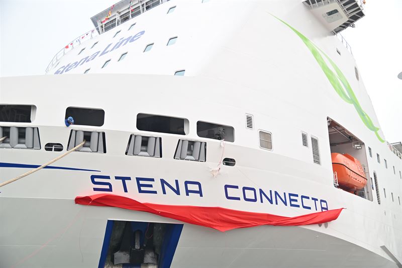 Naming ceremony for Stena Line’s next multi-hybrid propulsion Ro-Ro