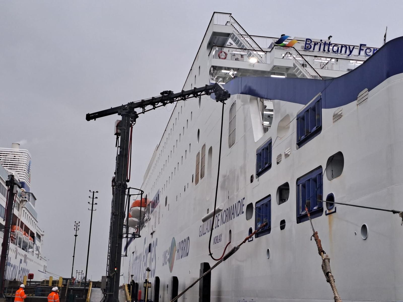 Portsmouth International Port’s new shore power facility moves step closer to completion