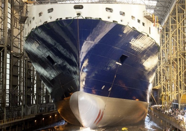 SeaRoad’s LNG-powered Ro-Ro launched in Germany