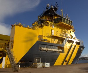 Montrose Port Authority flags shore power milestone