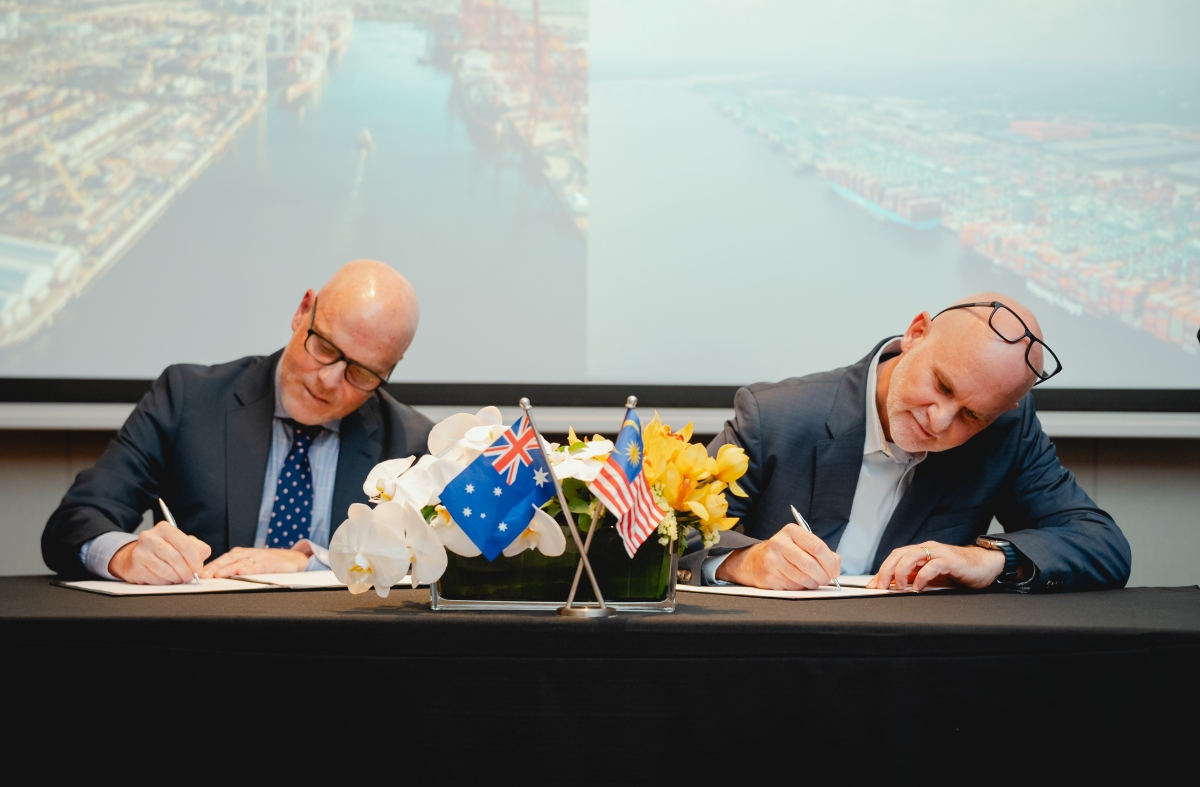 Ports of Melbourne and Tanjung Pelepas to collaborate on decarbonisation and alternative fuels