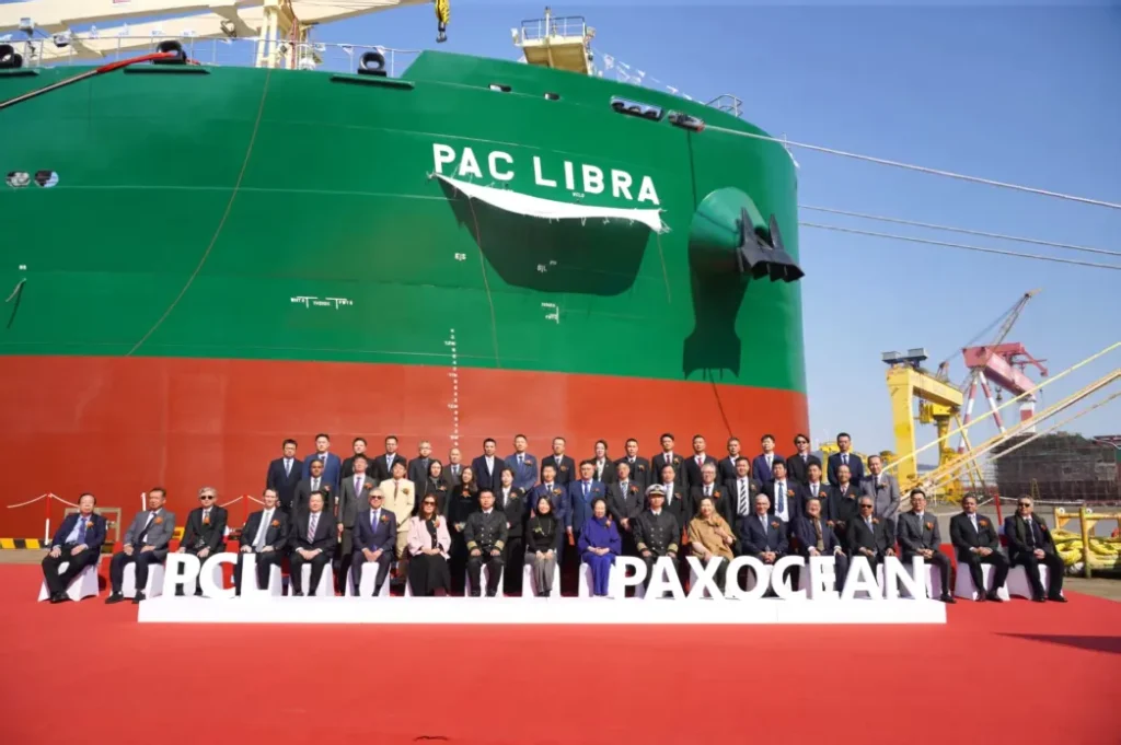 Pacific Carriers’ LNG-ready multi-purpose vessel named at PaxOcean