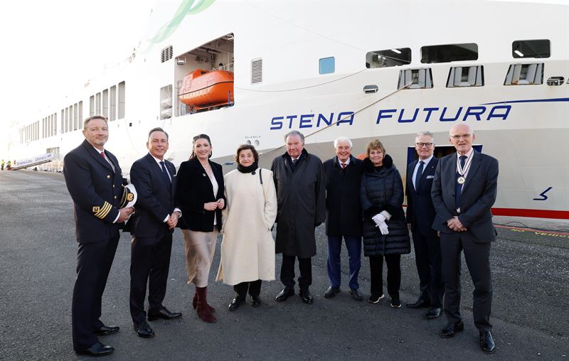 Stena Line names methanol-ready, hybrid freight ferry