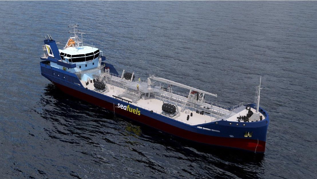 New bunker vessel will be capable of supplying biodiesel and methanol in Port of Auckland