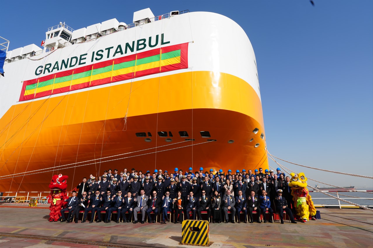 Fourth ammonia-ready PCTC joins Grimaldi fleet