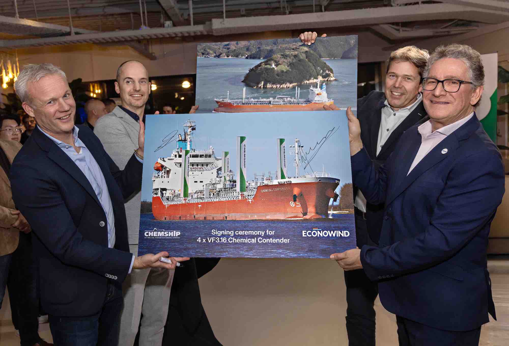 Chemship opts for Econowind VentoFoils on two more tankers