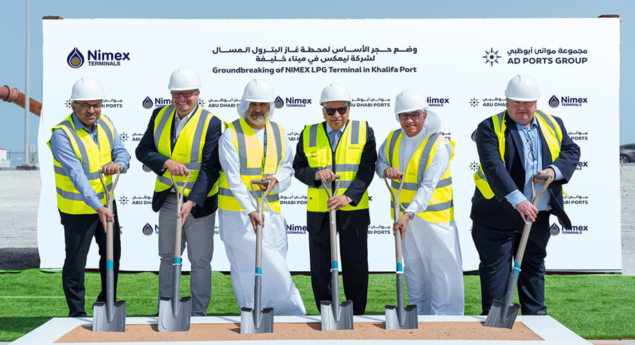AD Ports and Nimex break ground on Khalifa Port LPG terminal