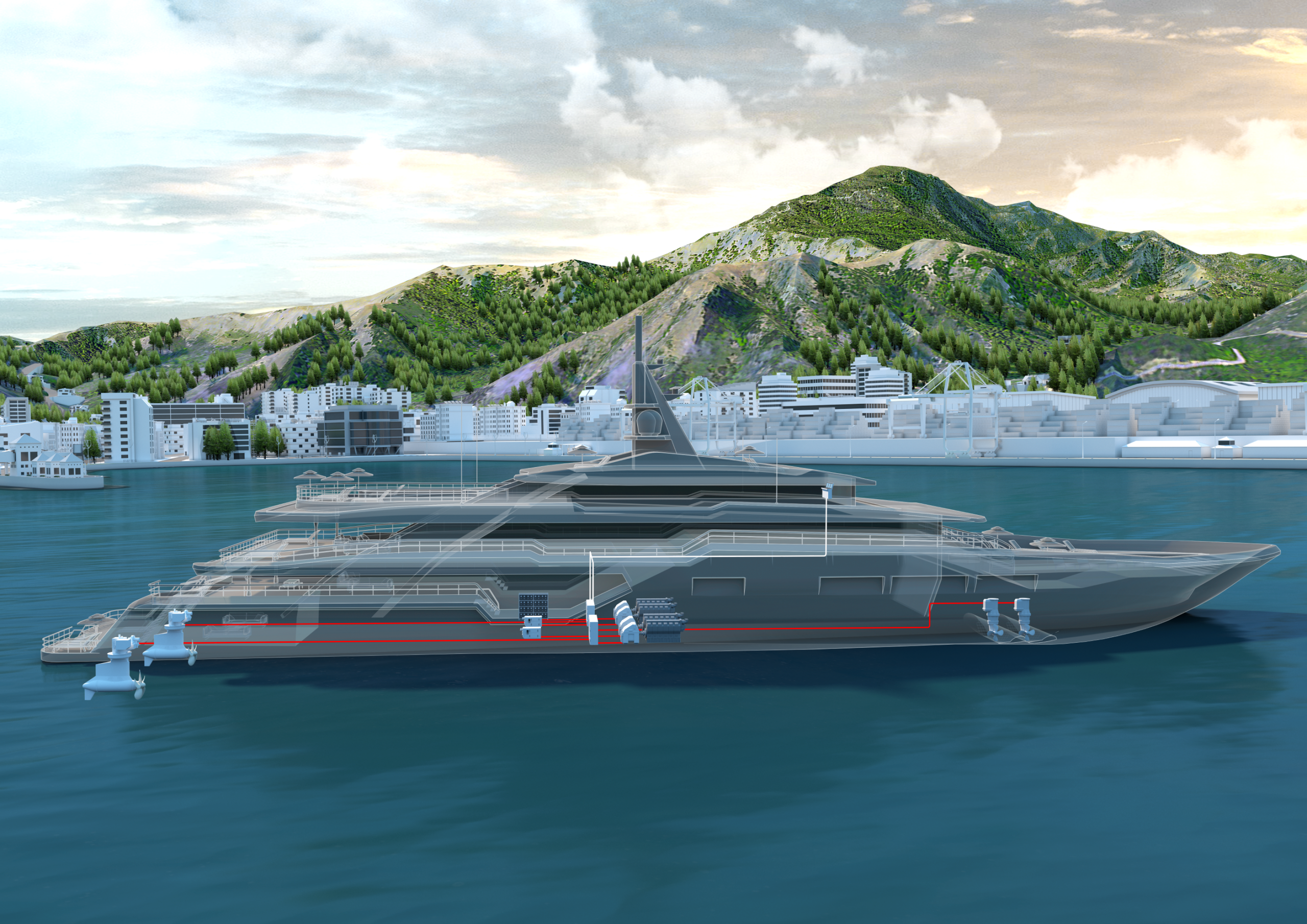 ABB supplying electric power and propulsion system for two superyachts