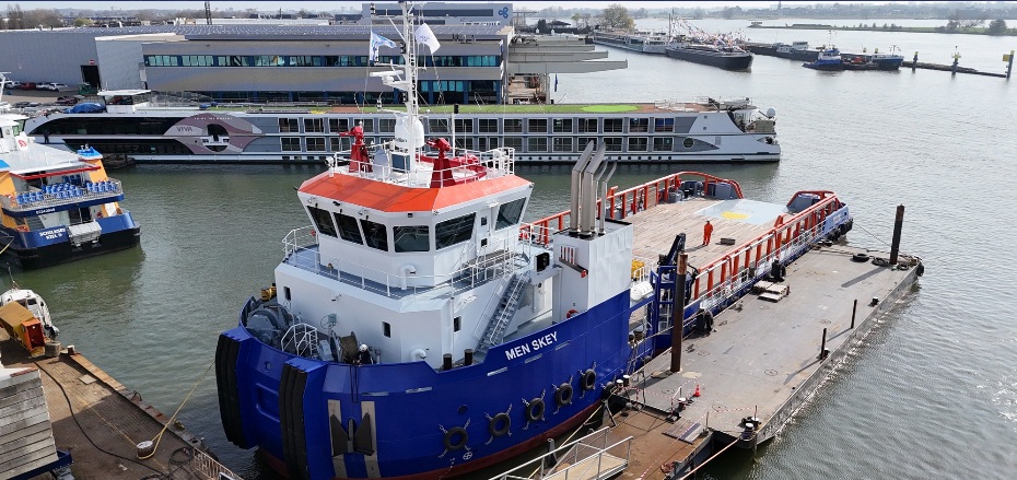 Holland Shipyards delivers hybrid OSV to Dixstone