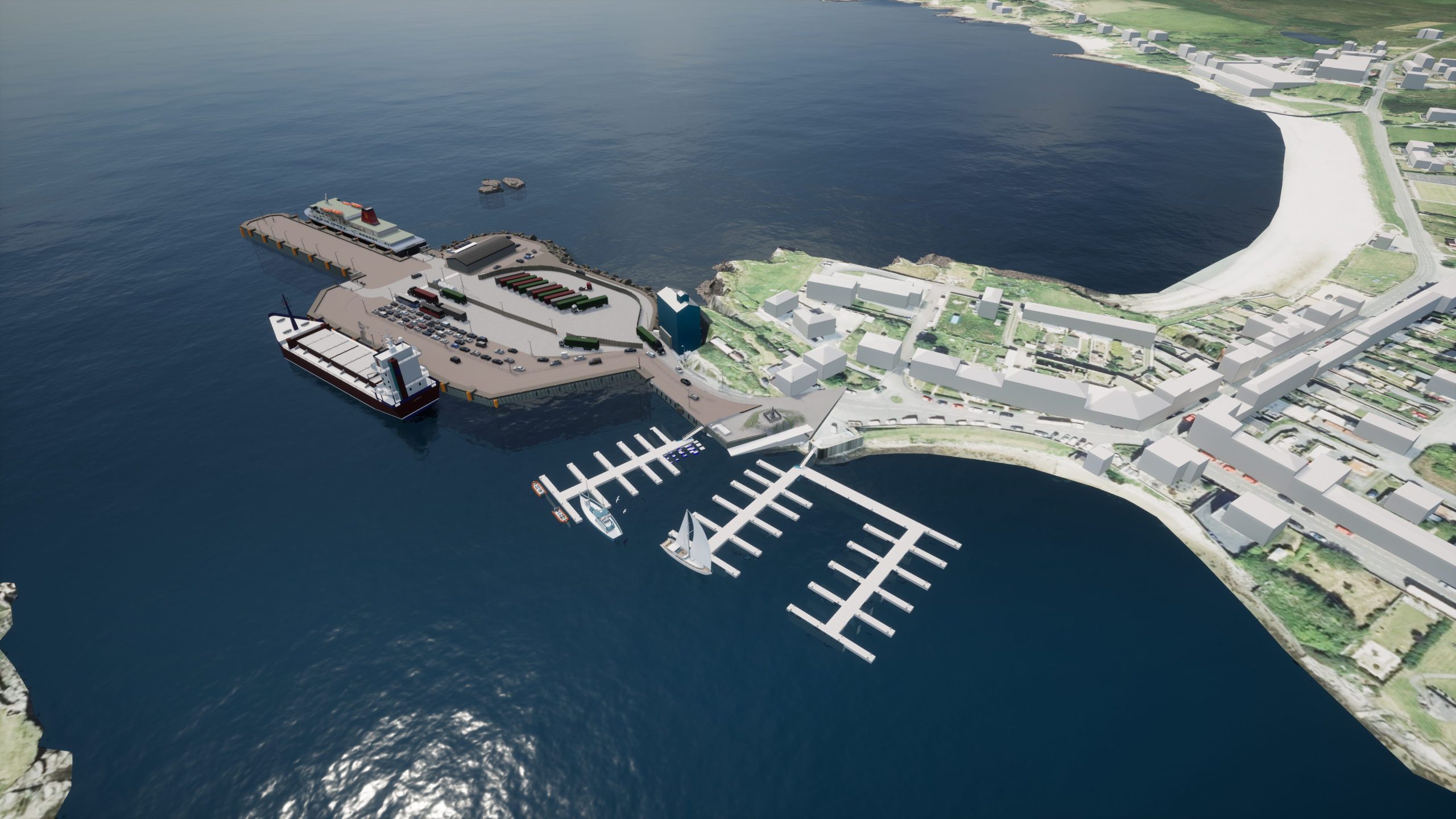 Port Ellen Ferry Terminal redevelopment to include OPS facilities