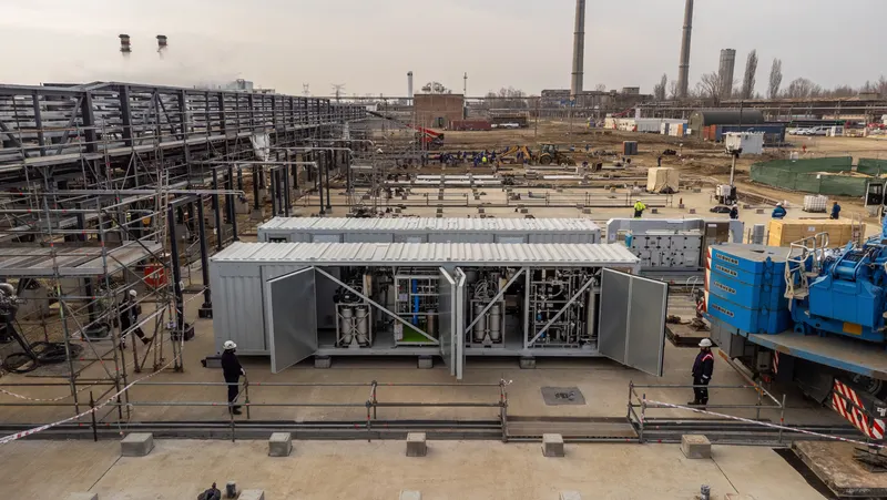 First electrolyser module for OMV Petrom green hydrogen project delivered