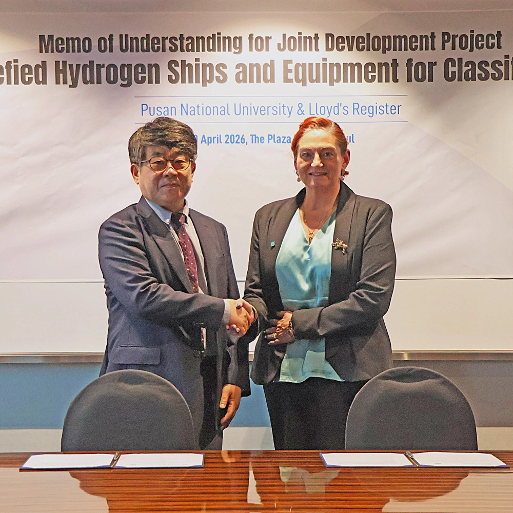 Pusan National University and LR teaming up on certification framework for liquid hydrogen shipping