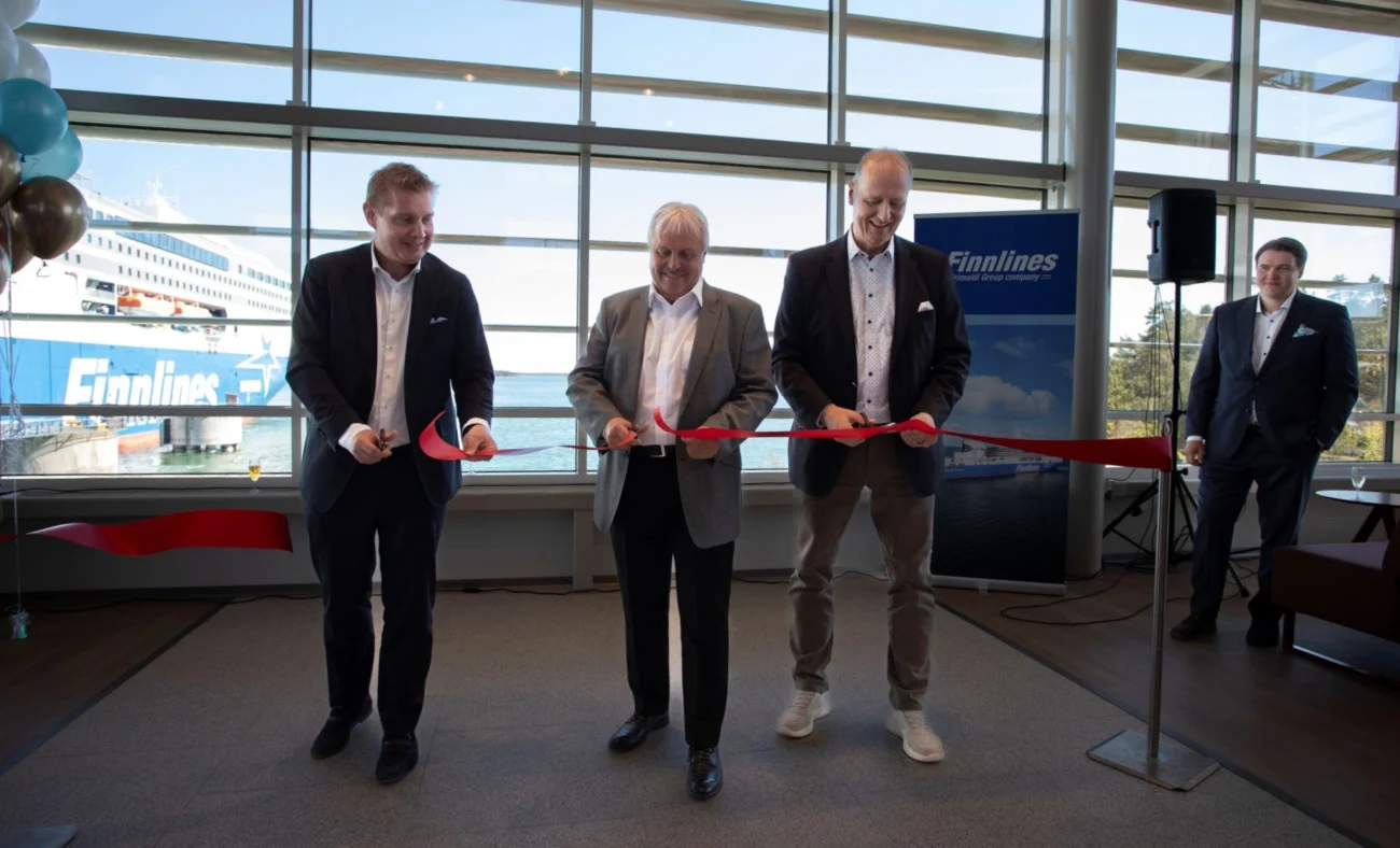 New passenger terminal serving Finnlines’ Superstar vessels in Åland opened