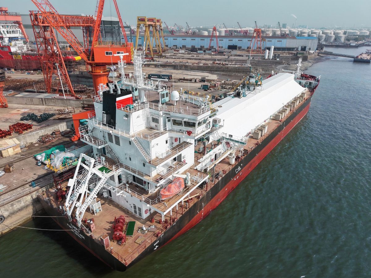 AYK battery tech to power self-unloading bulker