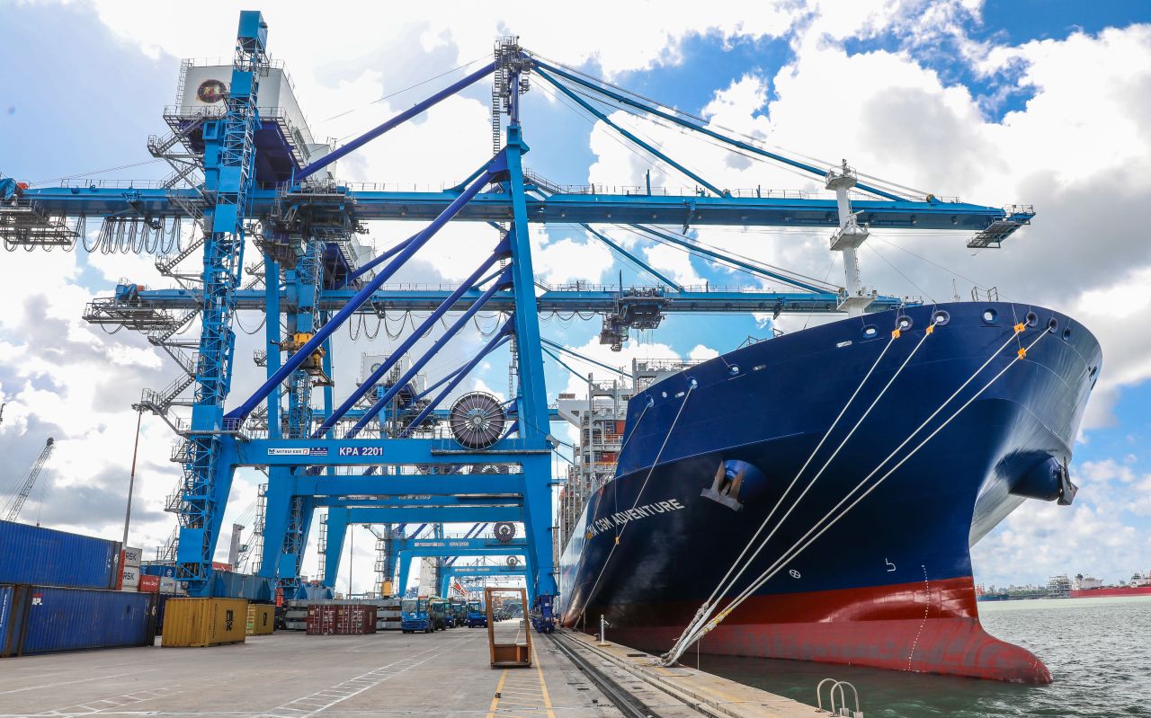 Port of Mombasa welcomes first LNG-powered containership