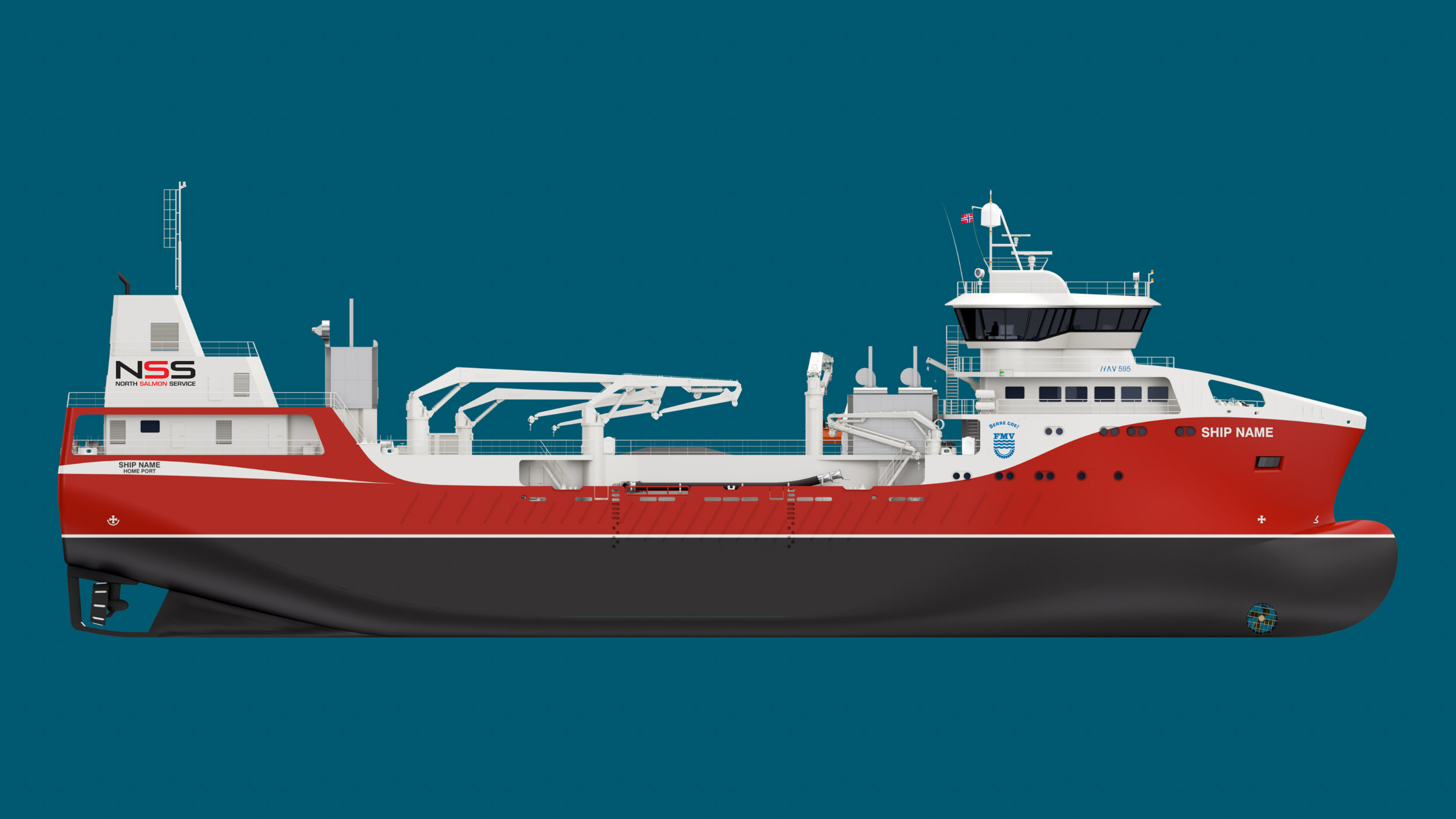Hydroniq Coolers supplying cooling system for hybrid propulsion wellboat