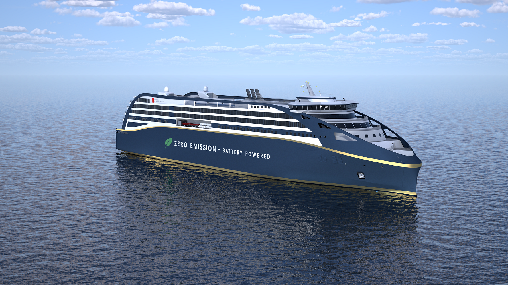 Kongsberg Maritime study identifies European routes with strong potential for electric RoPax vessels