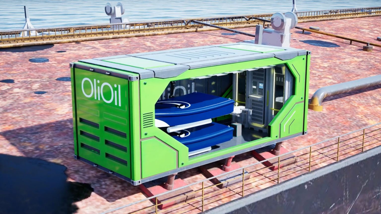 OliOil working with Elomatic to develop its autonomous oil spill response container system