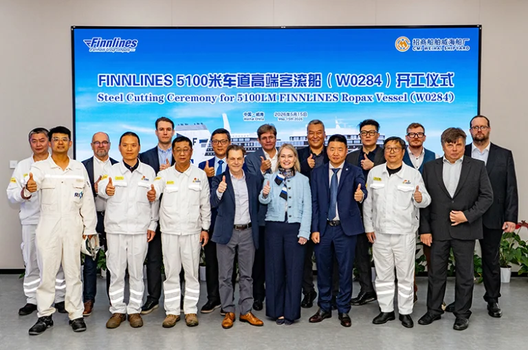 Construction begins on Finnlines’ methanol dual-fuel Ro-Pax