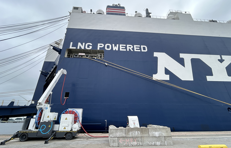NYK subsidiary ICO launches shore power facility for Ro-Ro vessels in Belgium