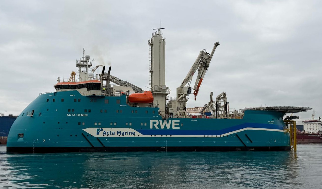 Acta Marine takes delivery of latest methanol dual-fuel CSOV newbuild