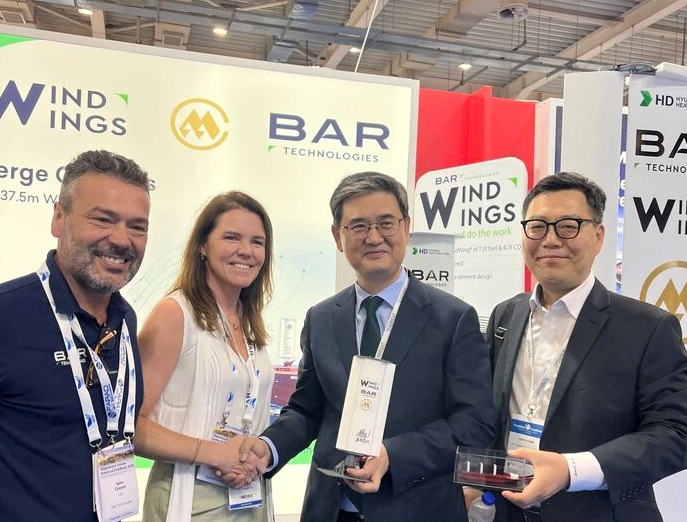 HHI and BAR Technologies ink WindWings MoU