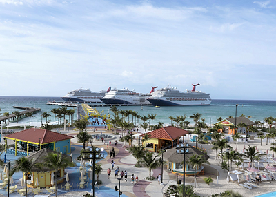 Carnival completes Celebration Key pier extension