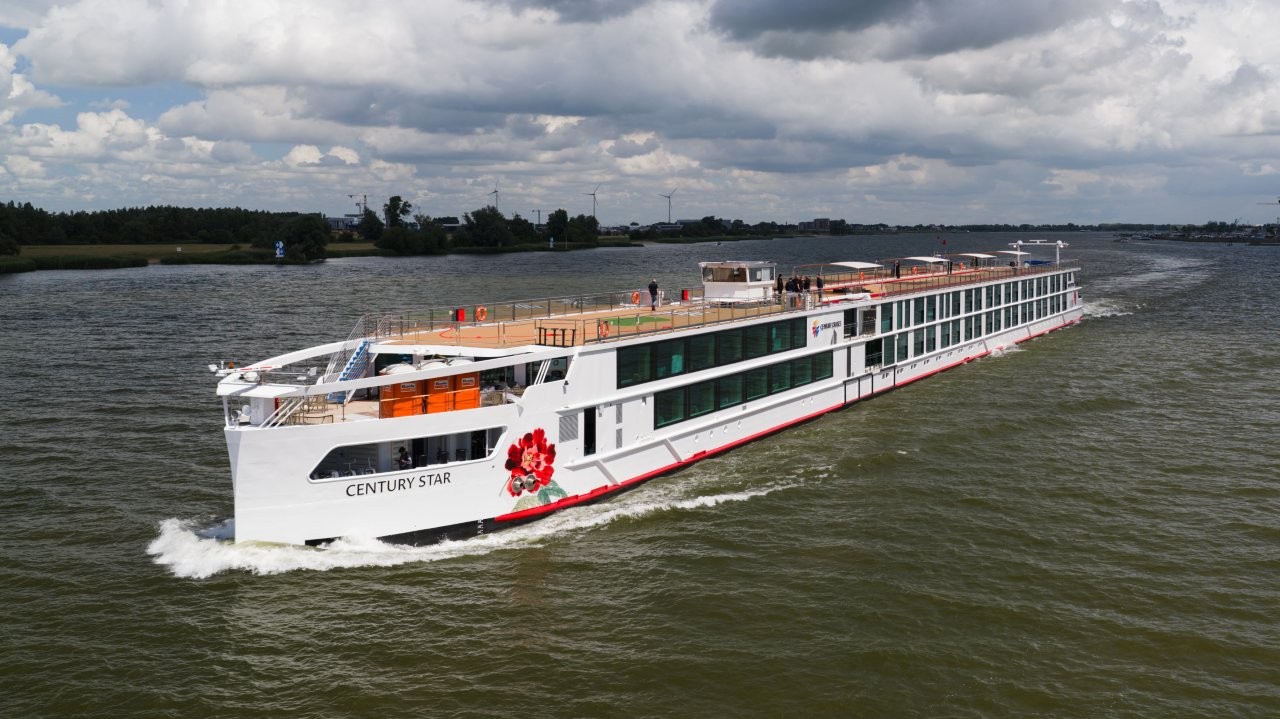 Concordia Damen delivers hybrid river cruise ship to Century Cruises