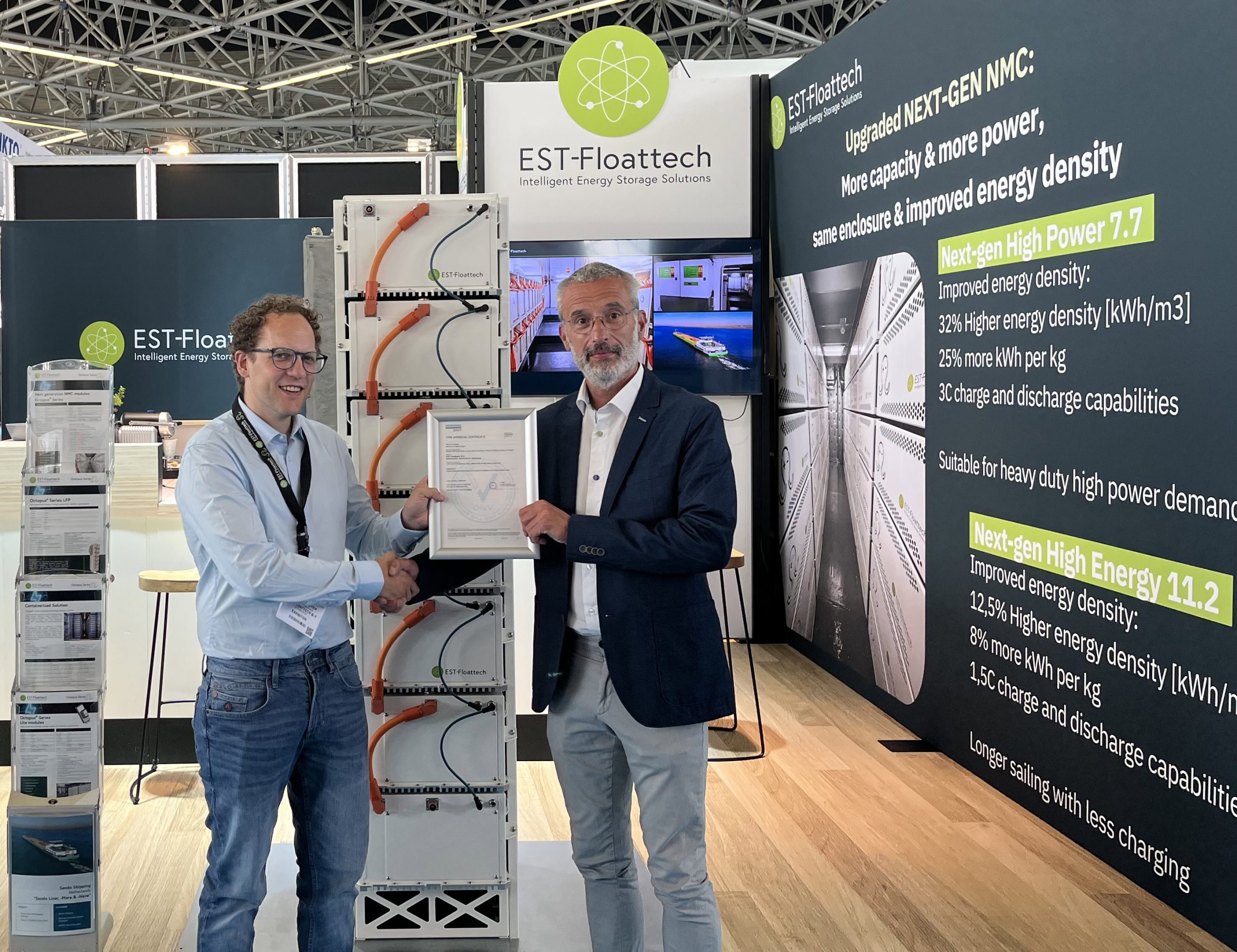EST-Floattech’s Octopus LFP battery system gains DNV Type Approval
