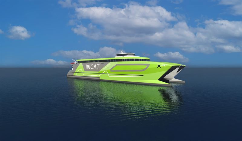 Echandia supplying battery system for new Incat hybrid ferry