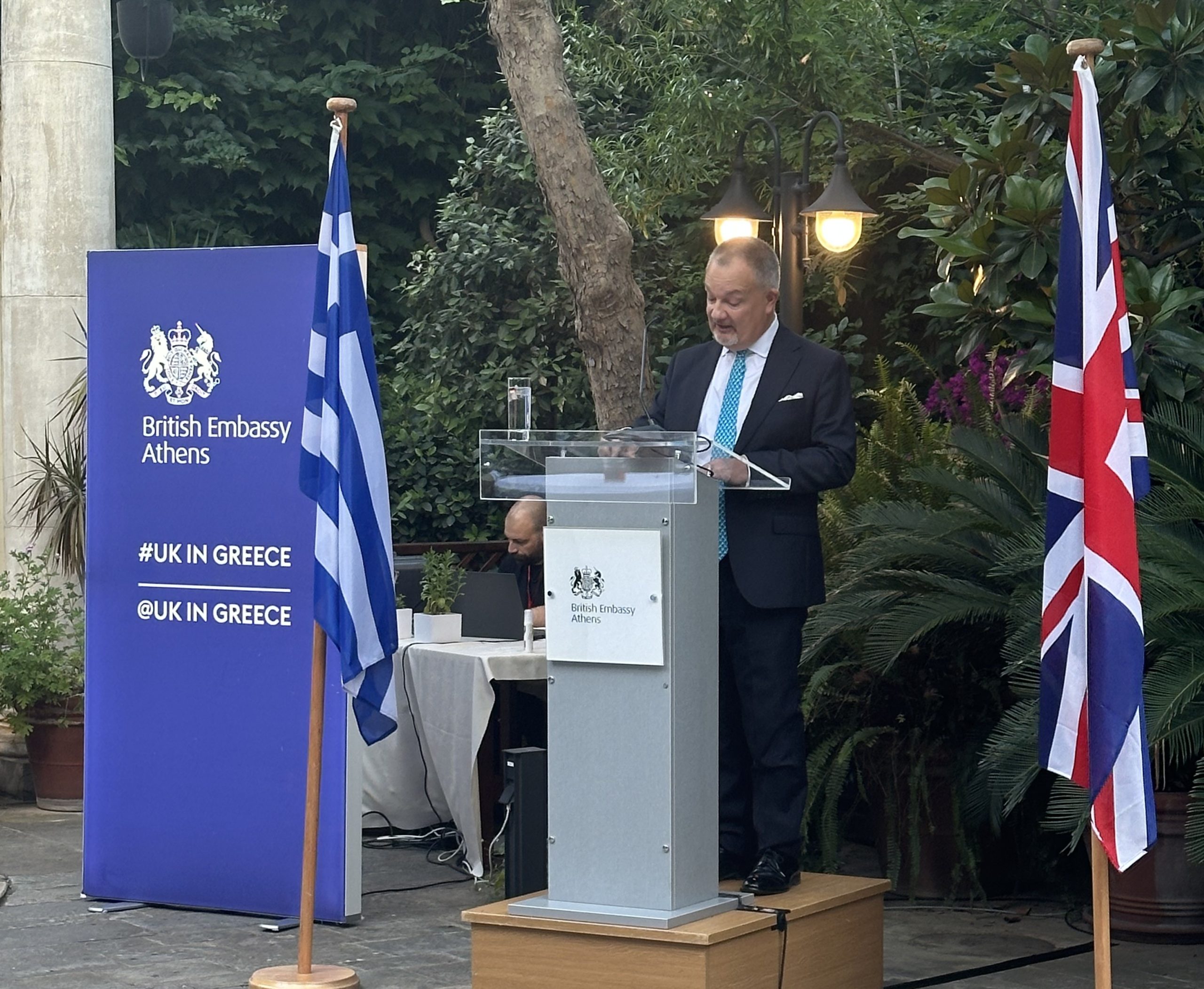 Posidonia: UK Ambassador underlines importance of bilateral ties plus shipping’s energy transition