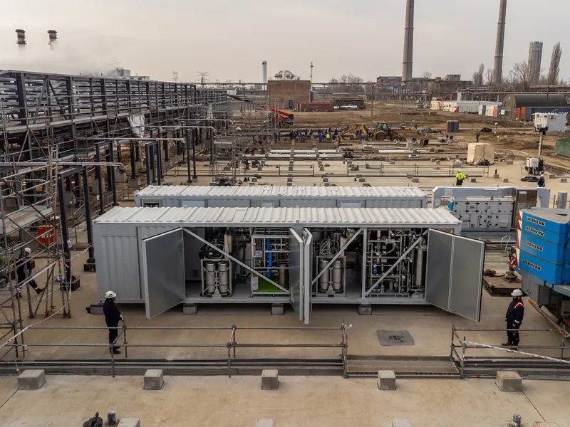 Final module for OMV Petrom’s 20 MW green hydrogen electrolyser delivered