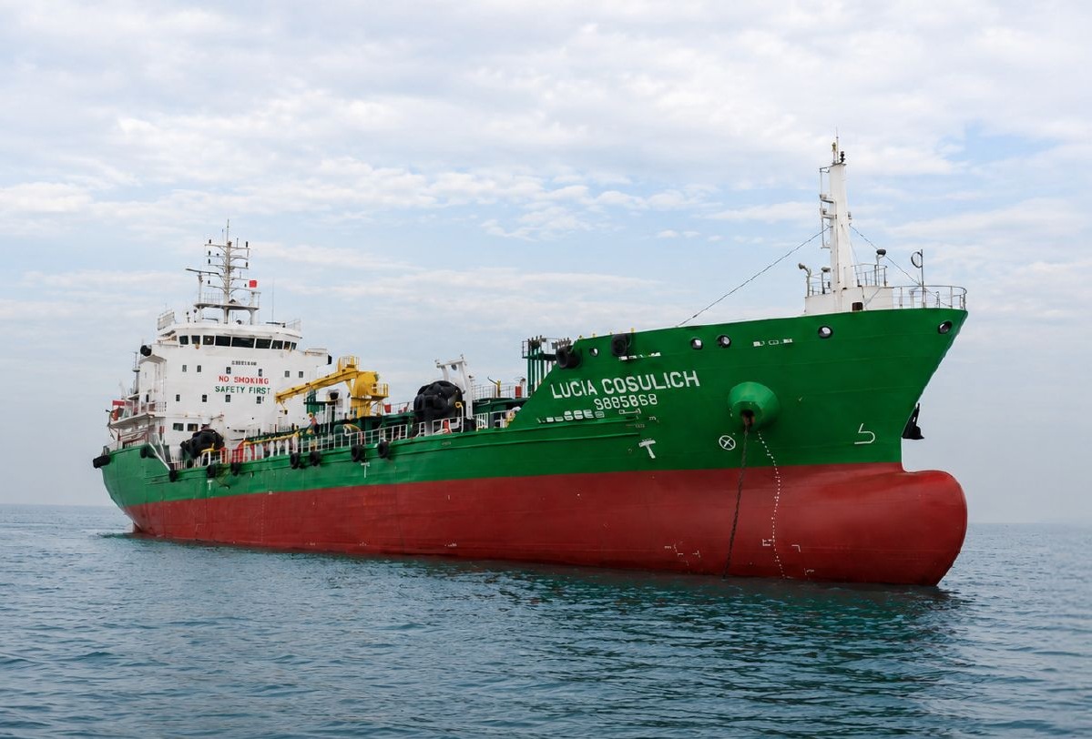 Delivery of methanol-ready bunker tanker Lucia Cosulich
