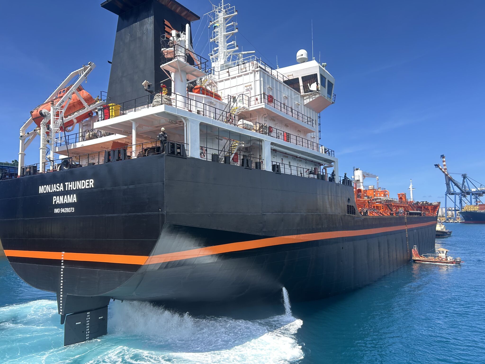 Monjasa bunker vessel returns to U.S Gulf following first drydock in Bahamas