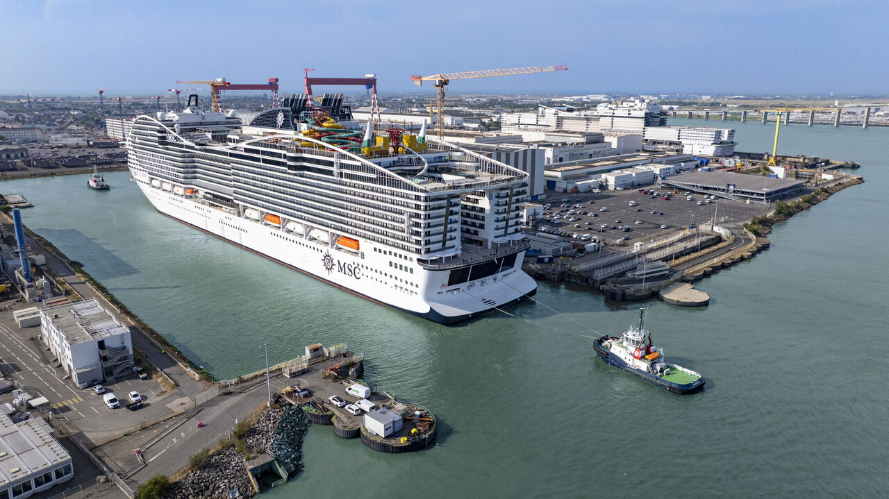 LNG-fuelled MSC World Asia embarks on first sea trial