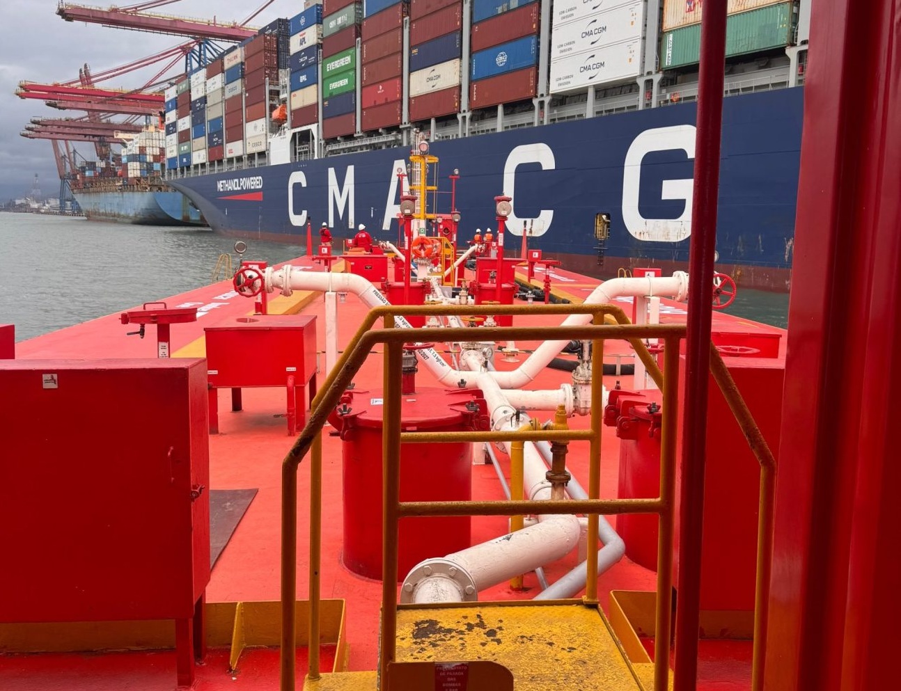 Bunker One delivers milestone bioethanol stem to CMA CGM boxship in Brazil