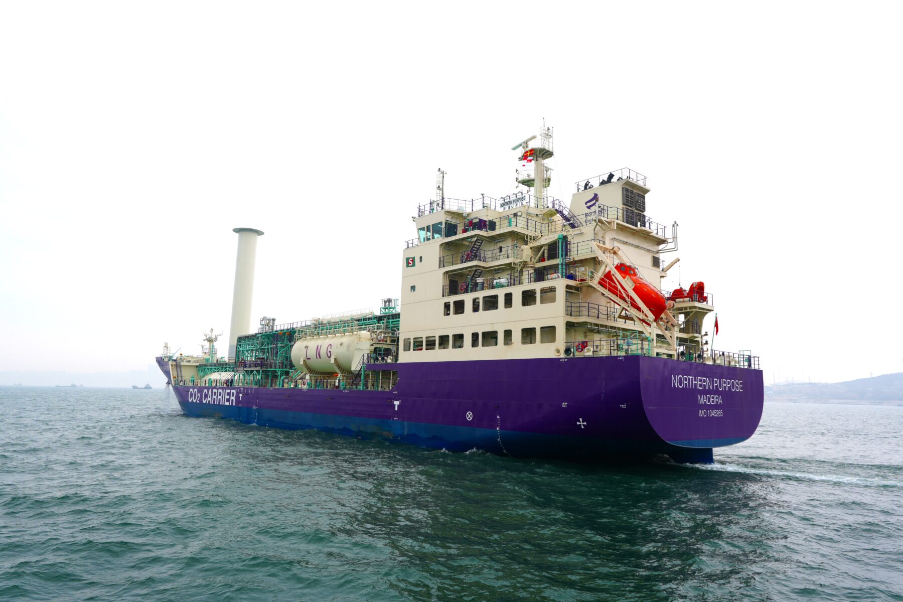 Northern Lights takes delivery of fourth LNG dual-fuel, rotor sail-equipped LCO2 transport vessel