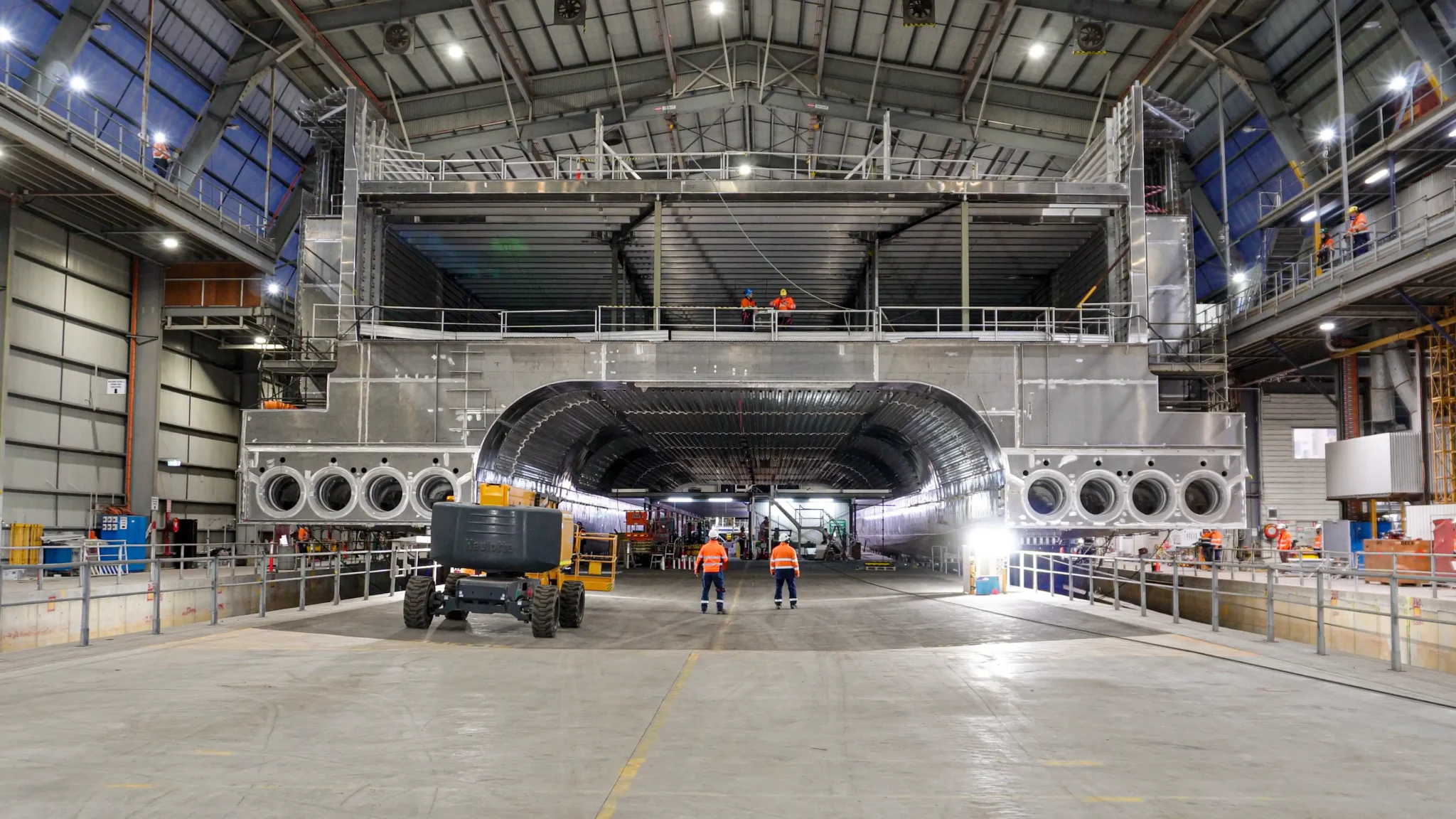 Molslinjen’s battery-electric ferry reaches construction milestone