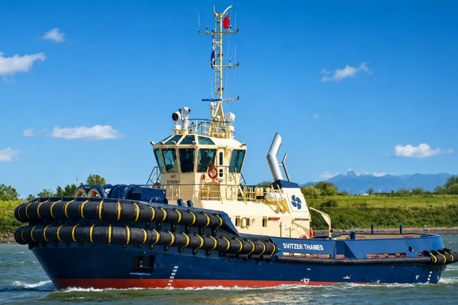 Svitzer tug bunkered with HVO 100 in a port first for DP World’s London Gateway