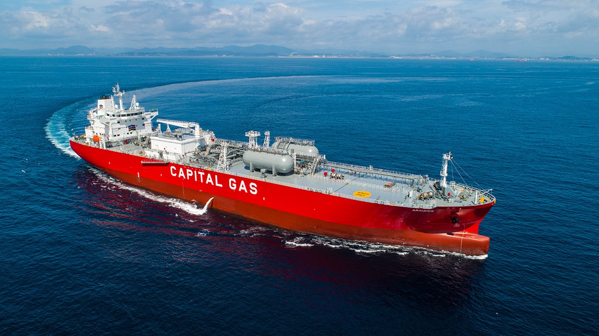 Capital Gas Ship Management takes delivery of dual-fuel LPG carrier