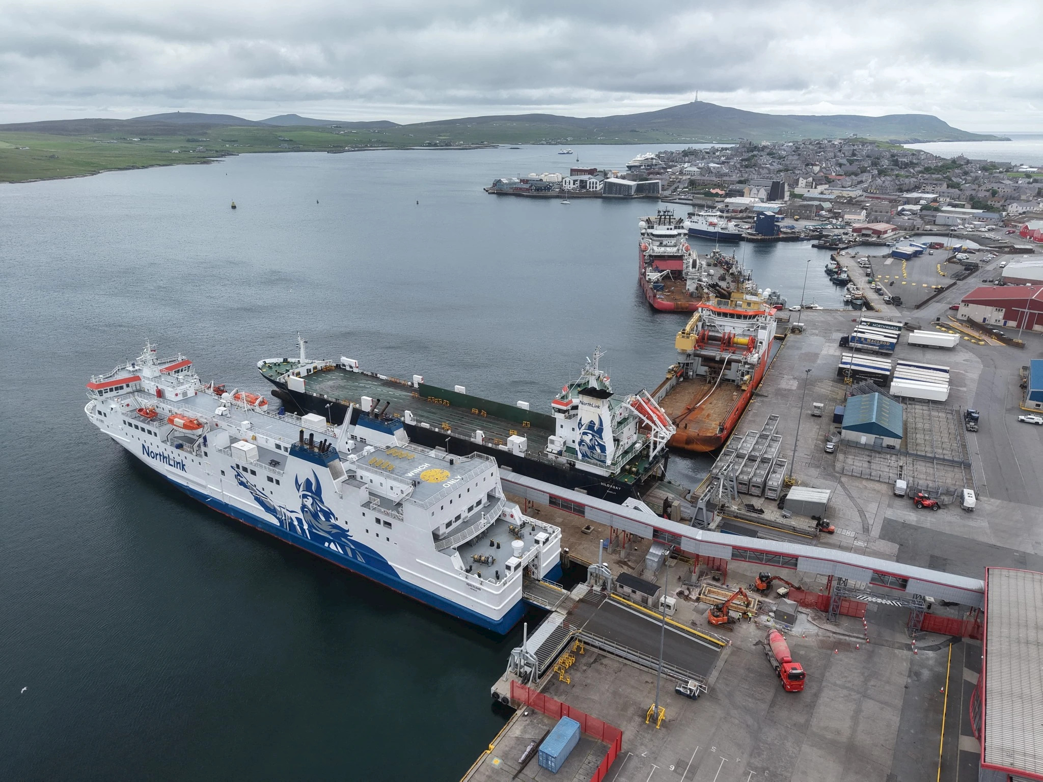 Lerwick Harbour expands shore power infrastructure for NorthLink vessels