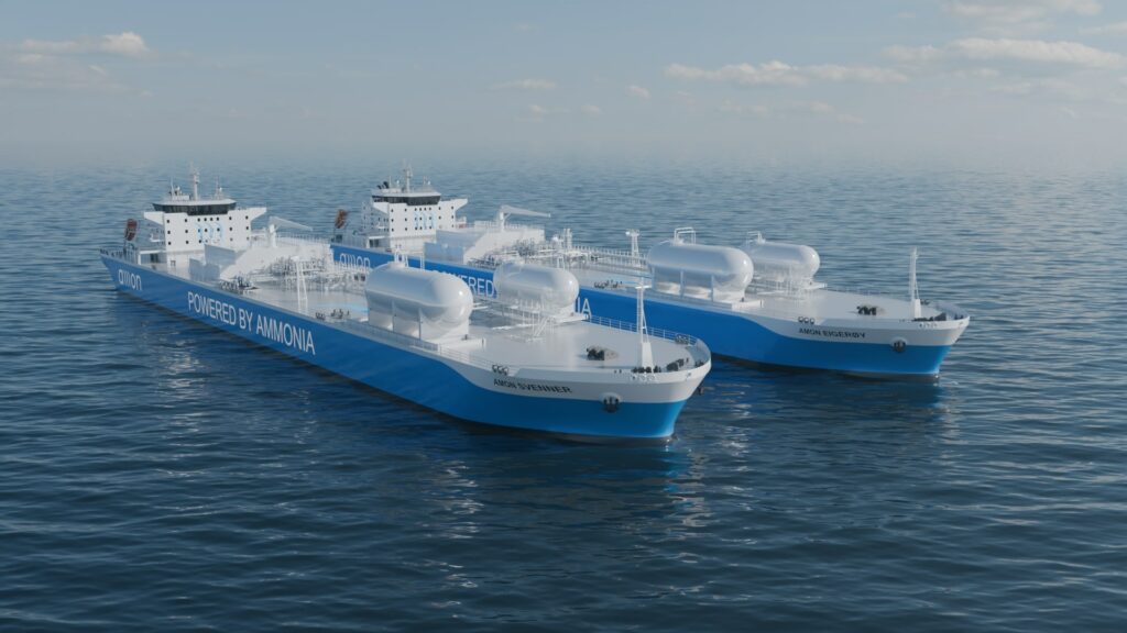 Navigator Amon Shipping secures $121.8 million financing for ammonia-fuelled newbuild pair